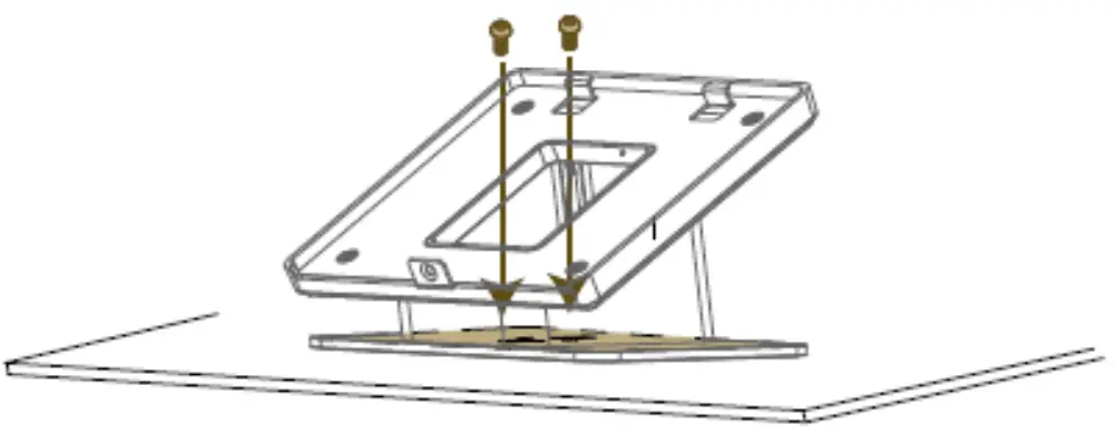 kramer KT 208 8 Inch Wall Mount PoE Touch Panel - Moveable 2