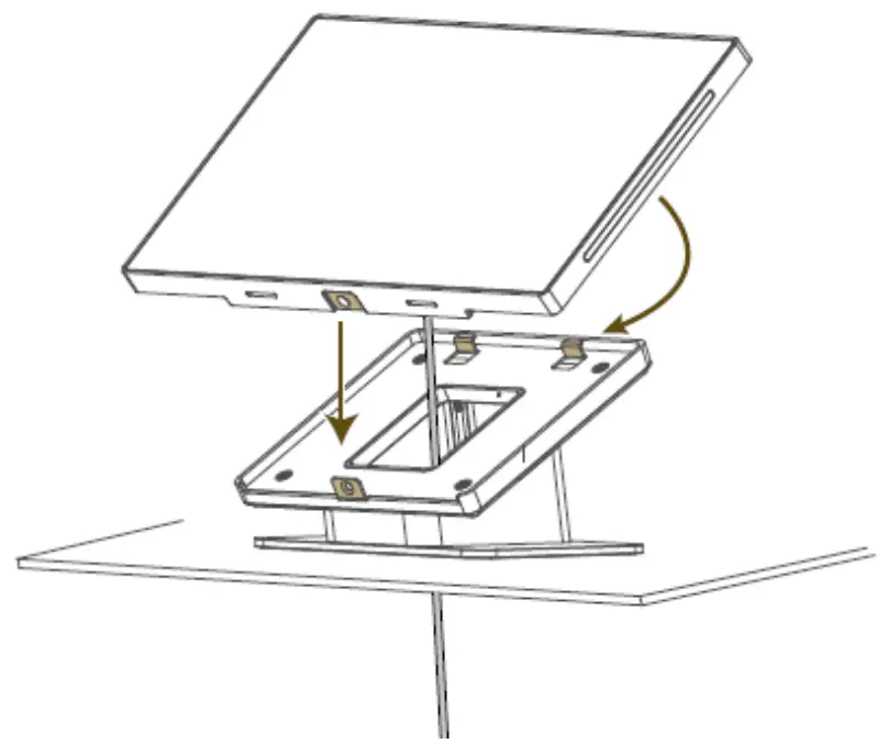 kramer KT 208 8 Inch Wall Mount PoE Touch Panel - Moveable 3
