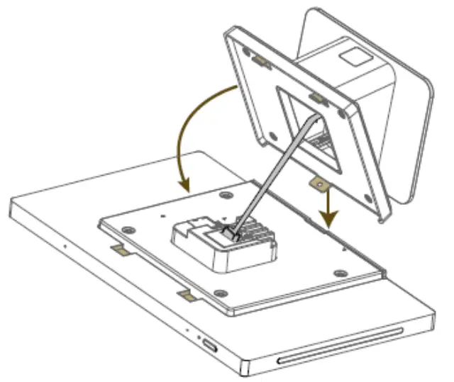 kramer KT 208 8 Inch Wall Mount PoE Touch Panel - Moveable