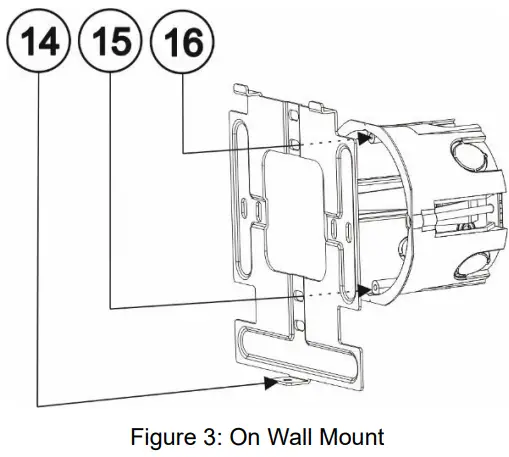 kramer KT 208 8 Inch Wall Mount PoE Touch Panel - Wall Mount