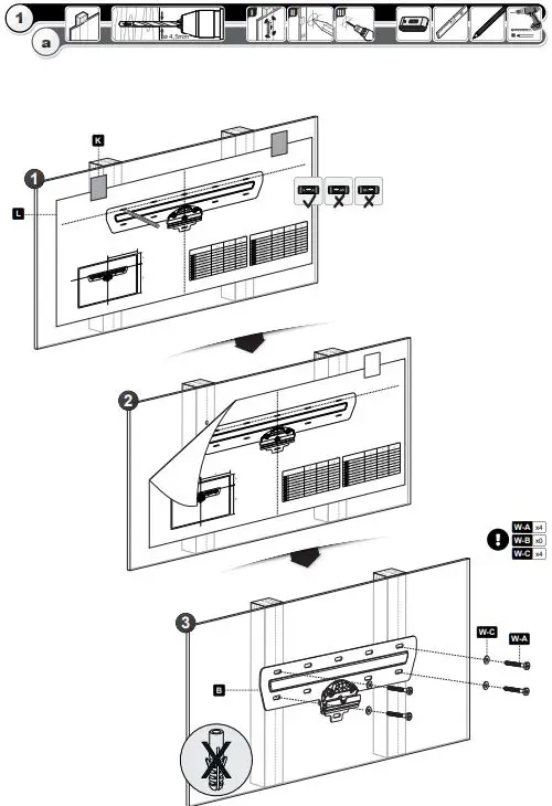 ricoo SQ4965 TV Wall Mount-FIG2