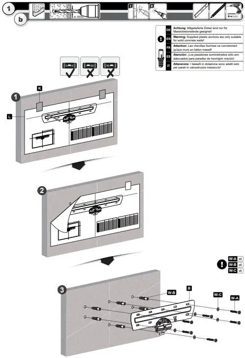 ricoo SQ4965 TV Wall Mount-FIG3