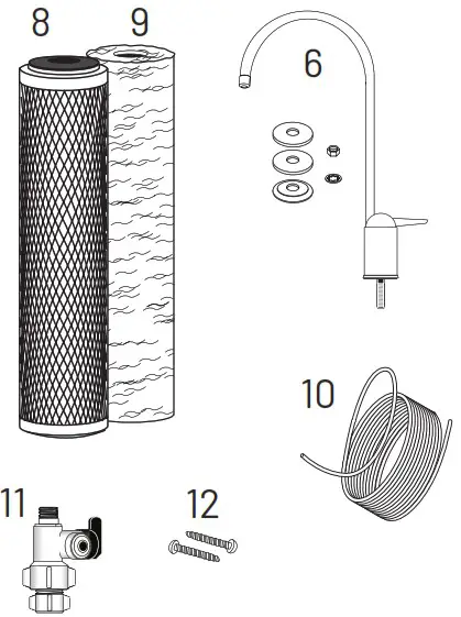 PENTAIR OT32 Dual Stage Under Sink Water Filtration System - MAINTENANCE 2