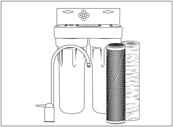 PENTAIR OT32 Dual Stage Under Sink Water Filtration System - cover