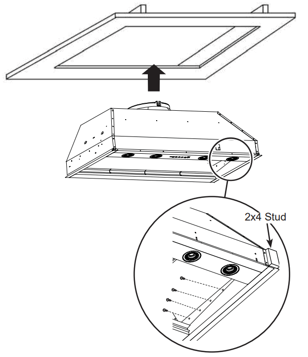 MONOGRAM UVC9480 Stainless Steel Convertible Under Cabinet Insert Hood - fig 20