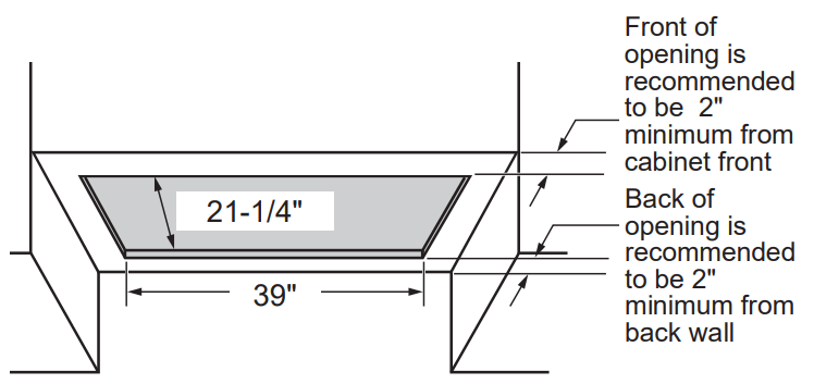 MONOGRAM UVC9480 Stainless Steel Convertible Under Cabinet Insert Hood - fig 5
