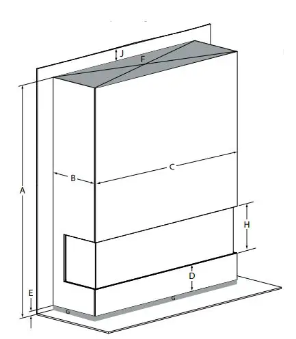 URBANA-LUXURY-FIREPLACES-U50T-Urbana-Tall-Series-Urban-Fireplaces-fig 3