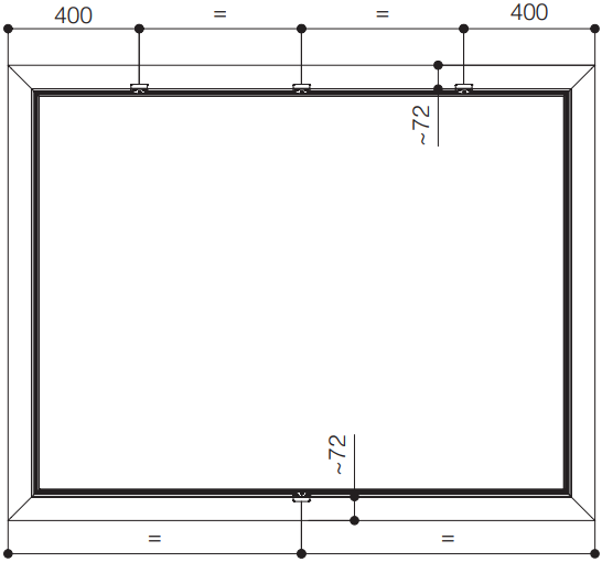 SECOMP AG 05452219 Screenint Leinwand Canaletto F8