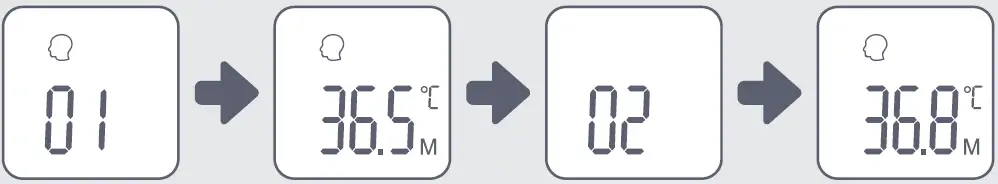 tommee-tippee-0499056-Notouch-Forehead-Infrared-Thermometer-FIG-7