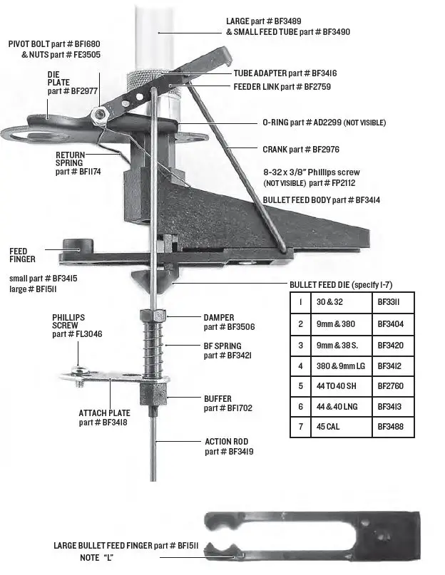 LEE PRECISION-BF3498-Bullet-Feed-Kit-2