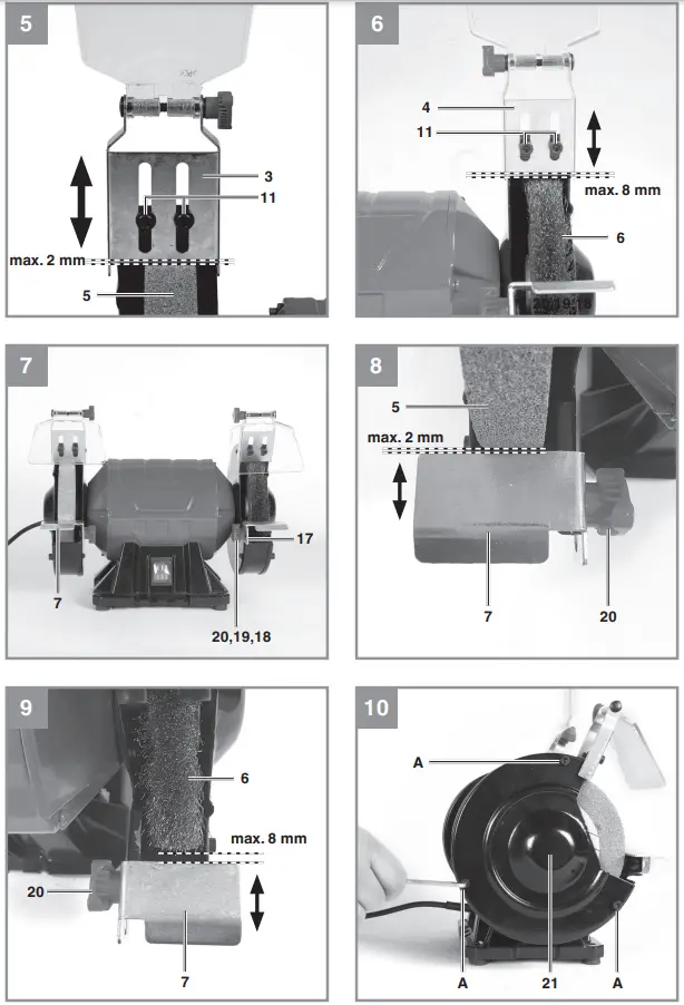 Einhell TC-BG 150 B Bench Grinder - fig 3
