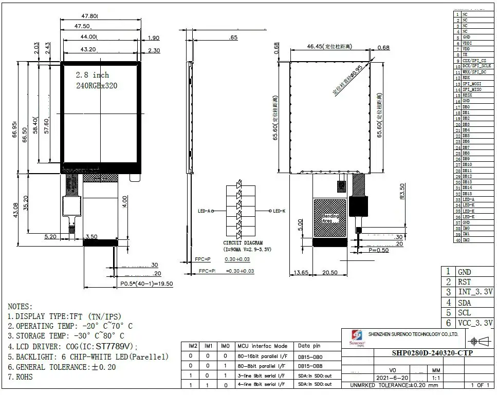 Surenoo-SHP0280D-TFT-LCD-Panel-fig-4