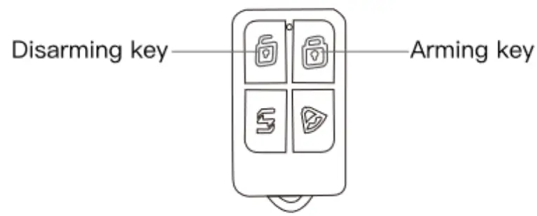AKOYU ZD51+RC531 Bike Alarm - overview 2