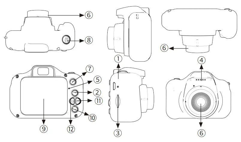 CIMELR Kids Camera Toys