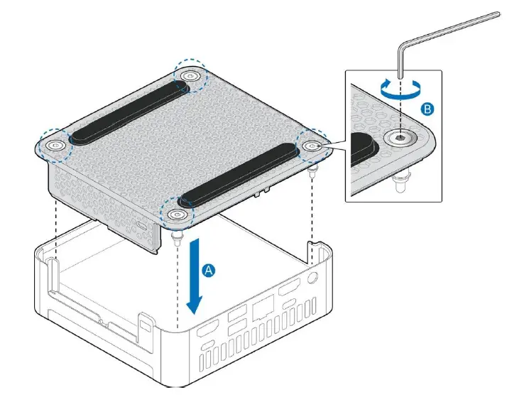 intel NUC13VYKi70QC NUC 13 Pro Desk Edition Mini PC-fig-5