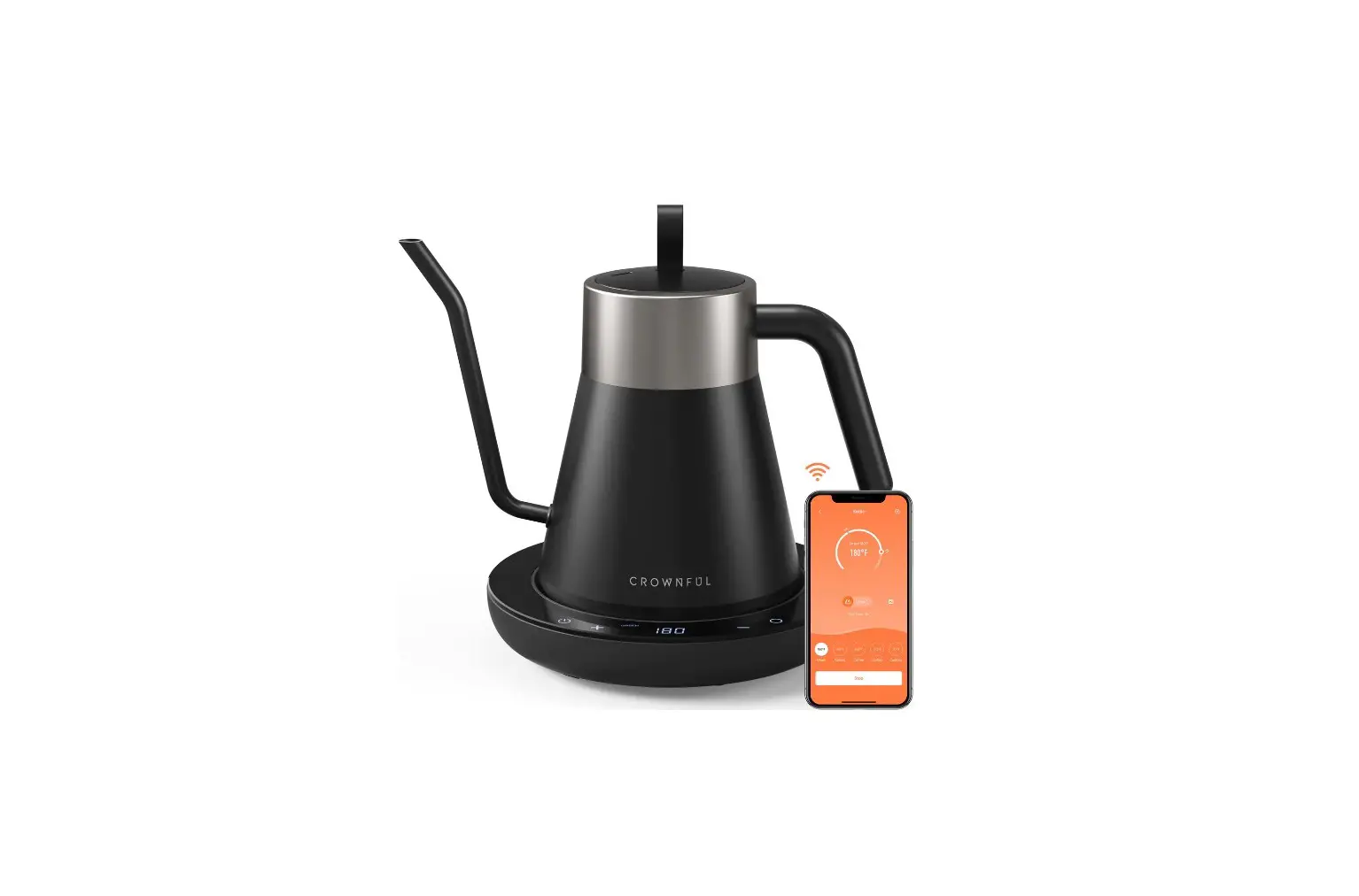 Crownful Cf-kt01 Cordless Electric Kettle User Manual