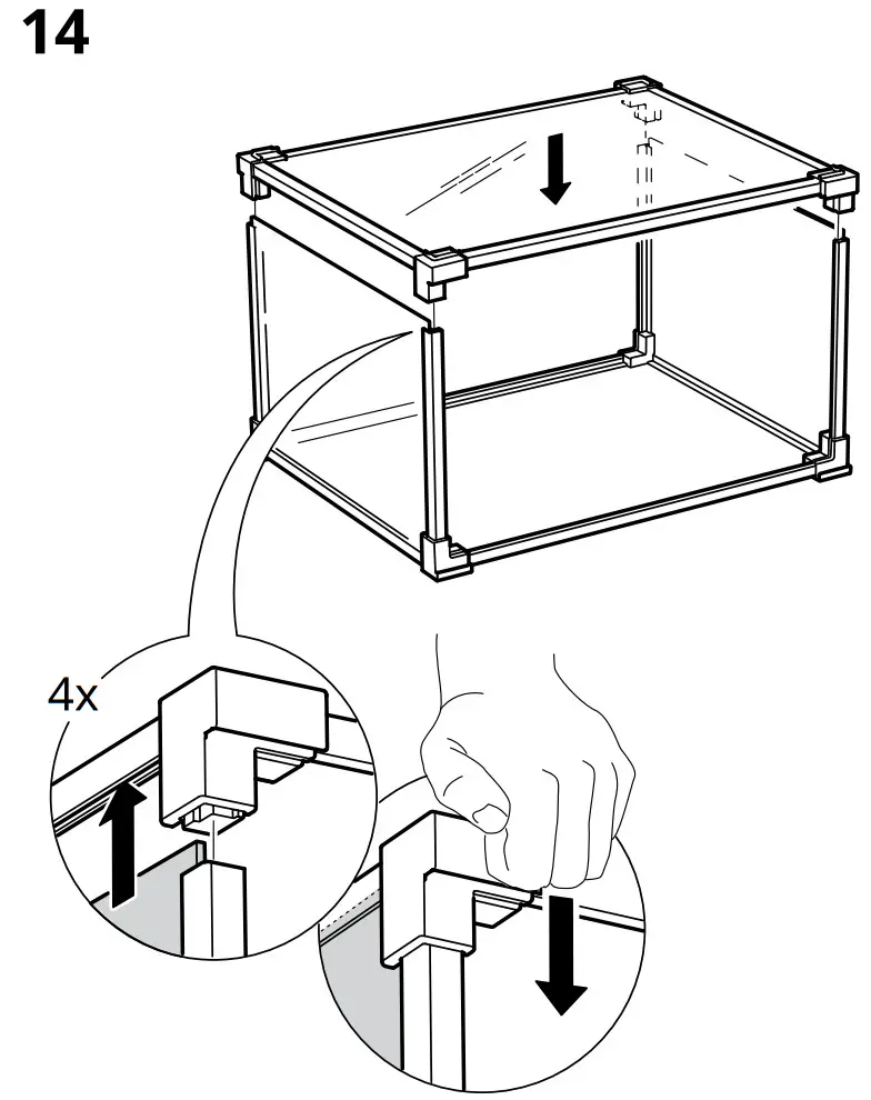IKEA SKUFFEN Transparent Shoe Box - fig 16