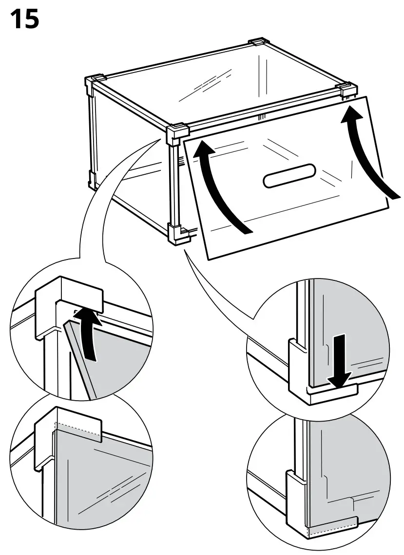 IKEA SKUFFEN Transparent Shoe Box - fig 17