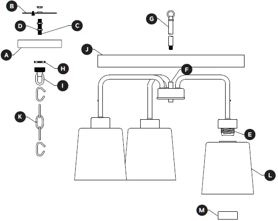 KICHLER 82380, 82383 Bolson 5 Light Chandelier 01