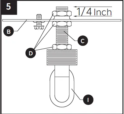 KICHLER 82380, 82383 Bolson 5 Light Chandelier 10
