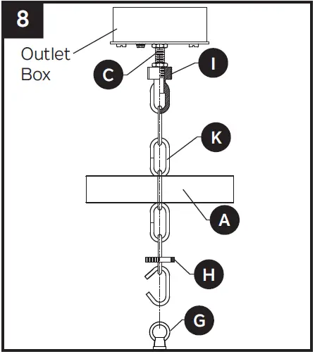 KICHLER 82380, 82383 Bolson 5 Light Chandelier 14