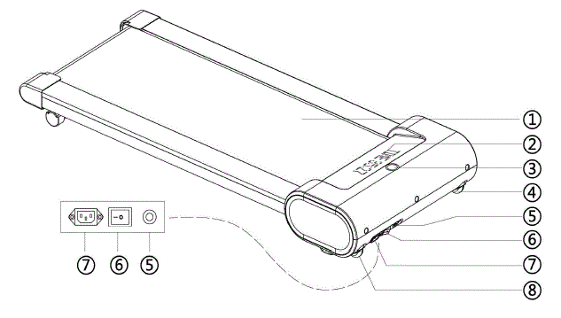 ProRunner-TW136B-X1-Walk-Treadmill-fig-2