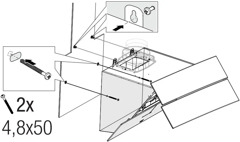 Installation of appliance