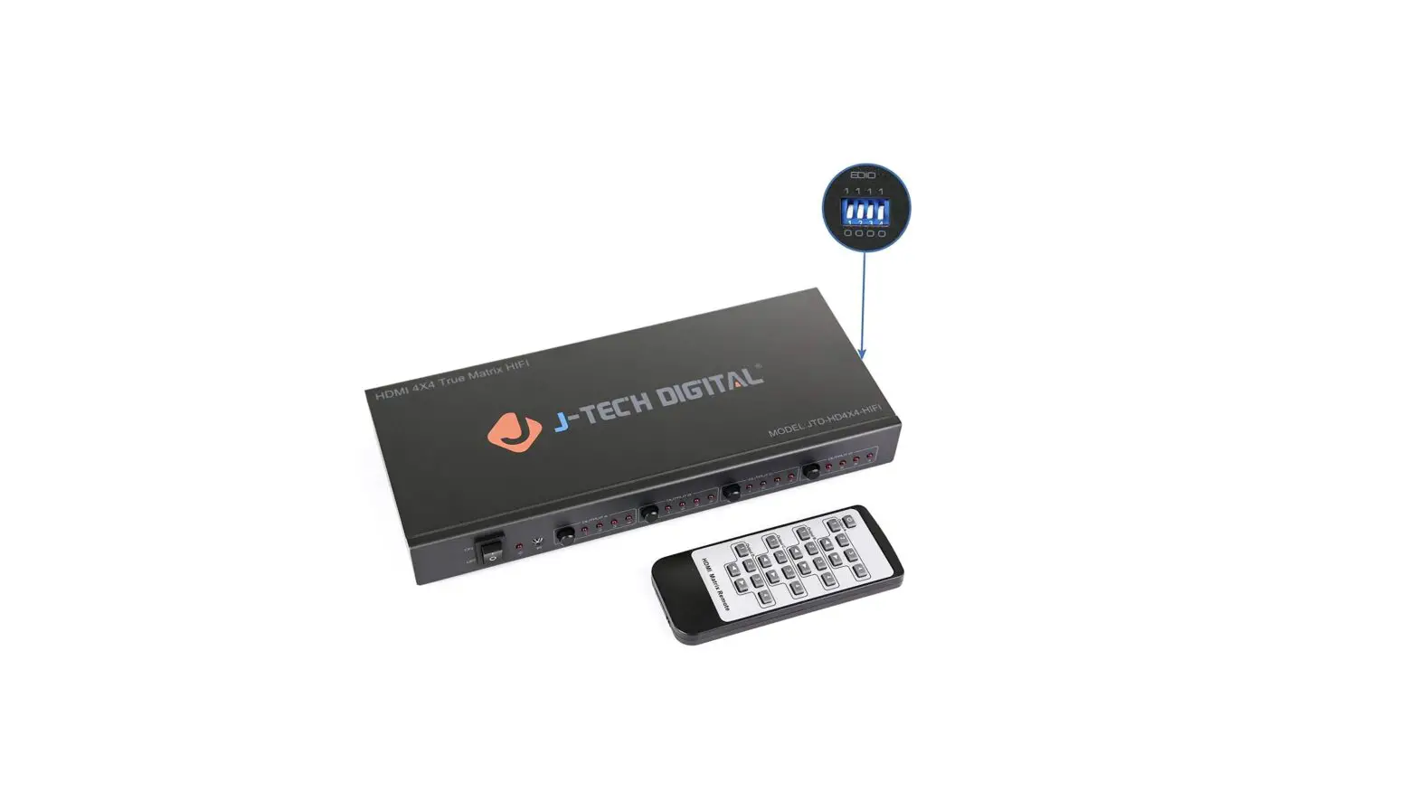 J-tech Digital Jtd-hd4x4-4k Hdmi Matrix Switch Switcher User Manual