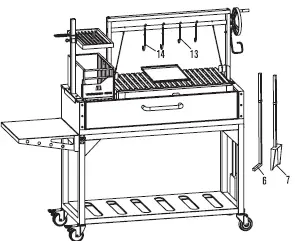 TAGWOOD-BBQ-BBQ03SI-Argentine-Santa-Maria-Wood-Fire-and-Charcoal-Grill-FIG-13