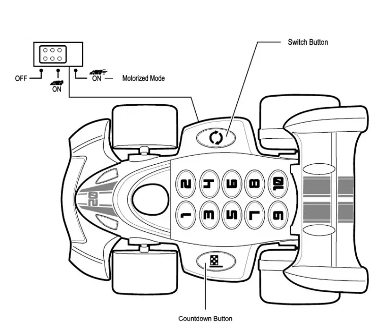 Silverlit EI-9486 My Countdown Racer 3