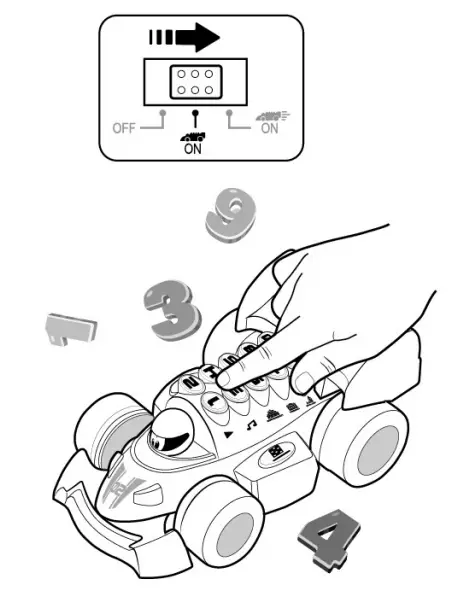 Silverlit EI-9486 My Countdown Racer 5