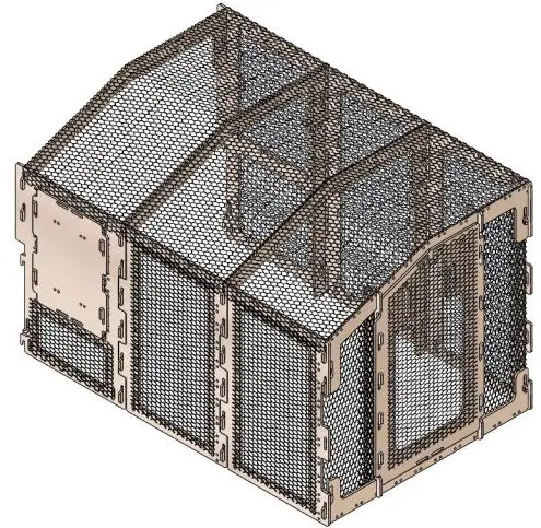 SNAP LOCK Small Chicken Coop Run-fig1