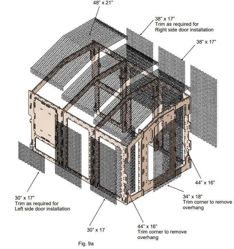 SNAP LOCK Small Chicken Coop Run-fig13