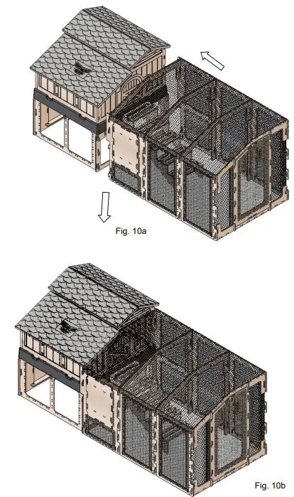 SNAP LOCK Small Chicken Coop Run-fig15