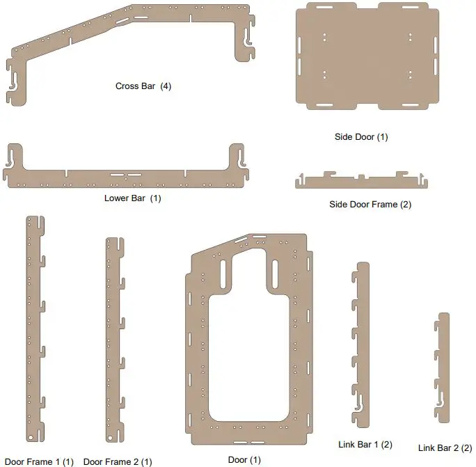 SNAP LOCK Small Chicken Coop Run-fig2