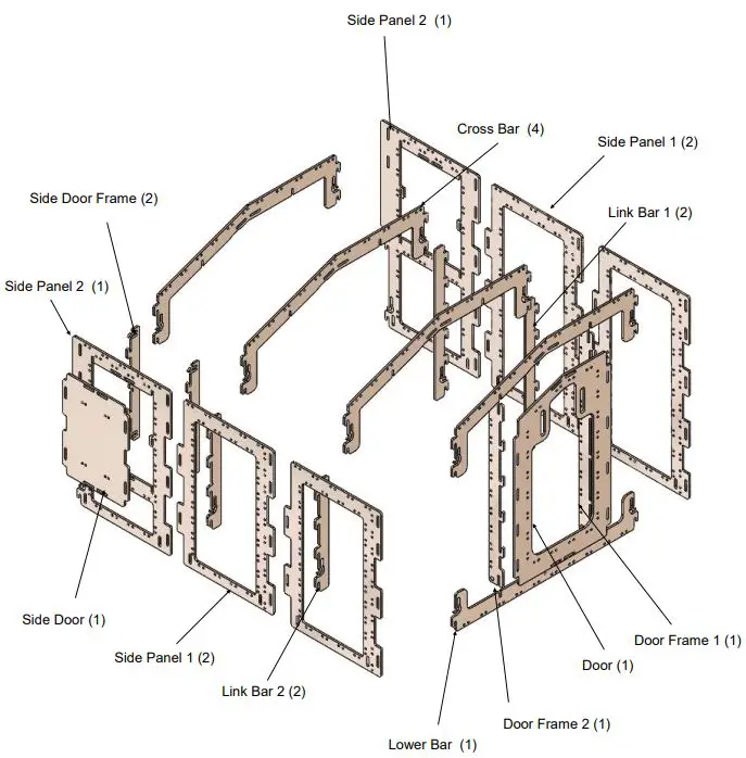 SNAP LOCK Small Chicken Coop Run-fig4