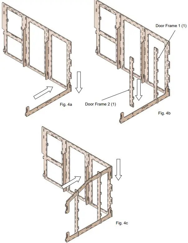 SNAP LOCK Small Chicken Coop Run-fig8
