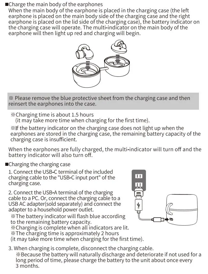 cheero B100 Bone Conduction Wireless Earphones User Manual - Charge the earphones