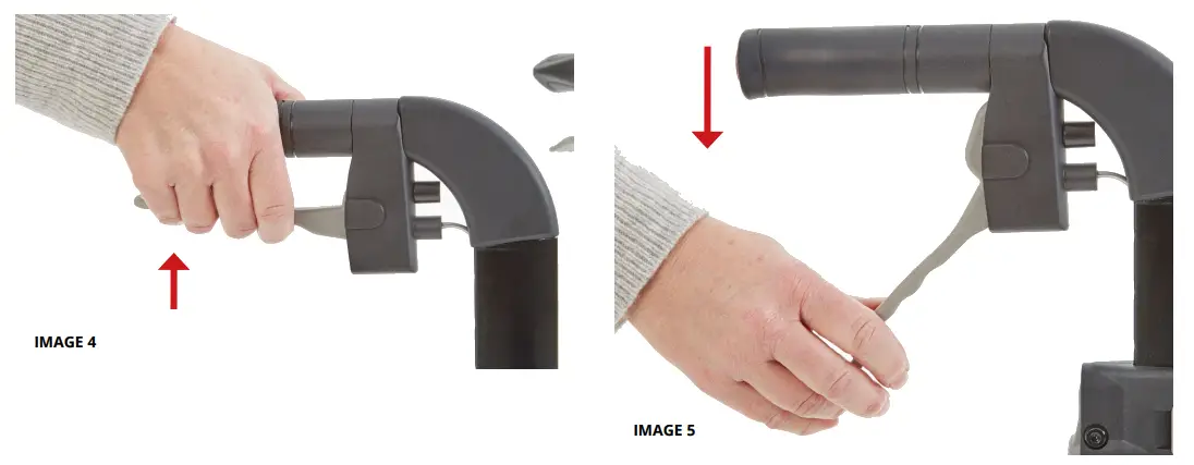 CareCo proLite WA01010005.TFD NERO Sport Tri Walker - BRAKING LOCKING