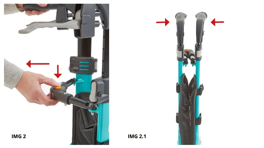 CareCo proLite WA01010005.TFD NERO Sport Tri Walker - FOLDING