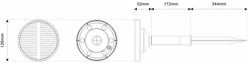 OPTONICA 9357 LED Solar Garden Light-FIG1