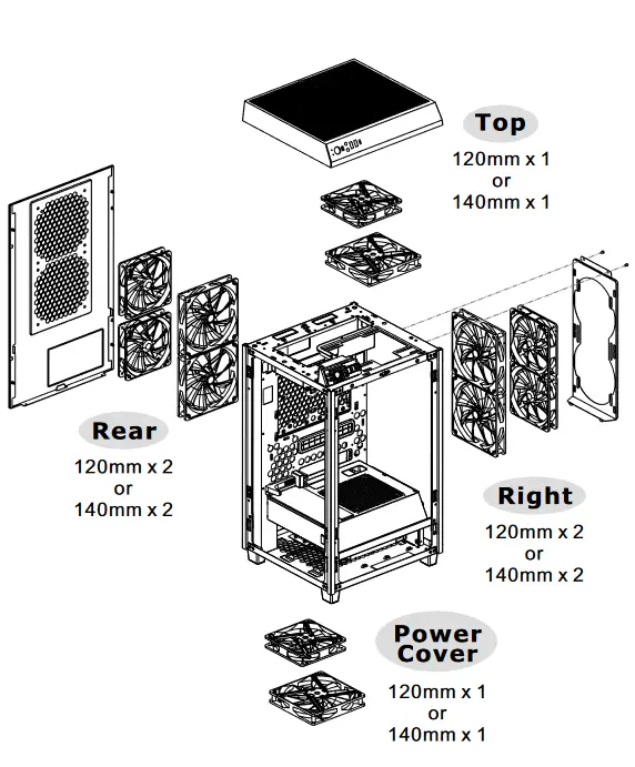 thermaltake CA-1X9-00S1WN-00 Tower 200 Computer - Air Cooling