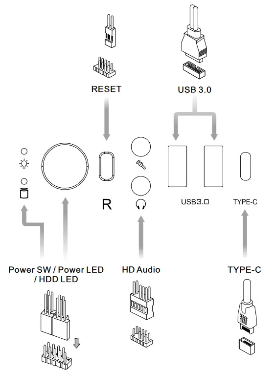 thermaltake CA-1X9-00S1WN-00 Tower 200 Computer - I O Connection