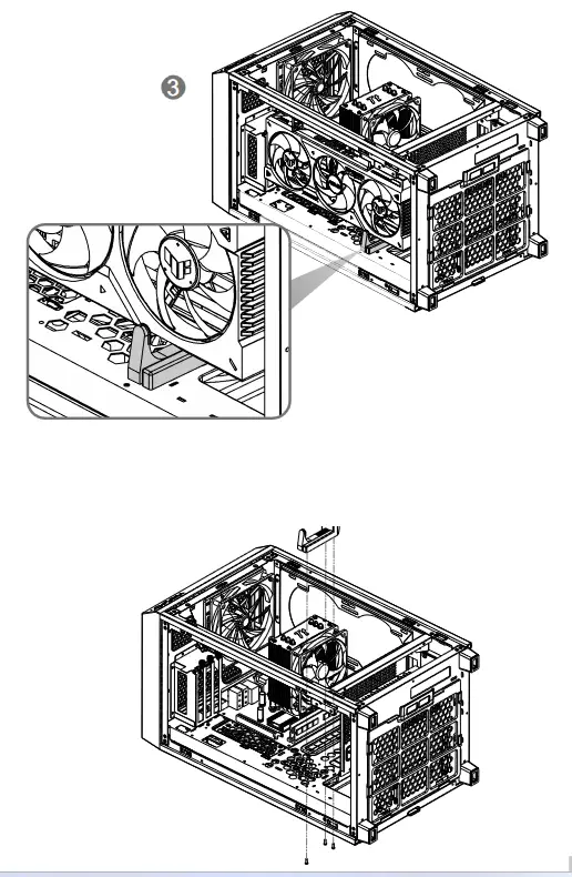 thermaltake CA-1X9-00S1WN-00 Tower 200 Computer - VGA Car 2