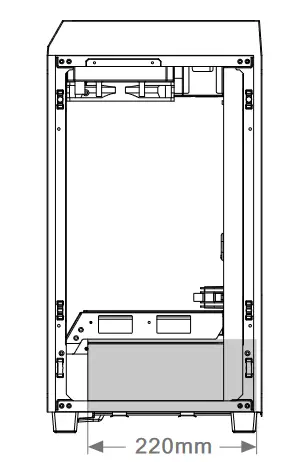 thermaltake CA-1X9-00S1WN-00 Tower 200 Computer - max lengt
