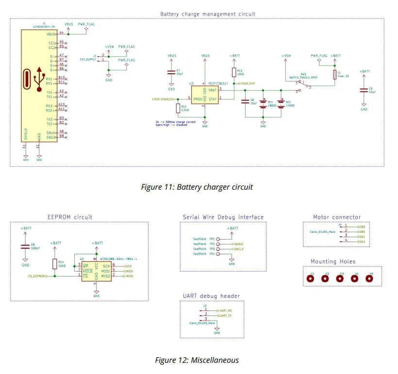 TRINAMIC TMC2300 Motor Evaluation Board for Stepper Motors - Battery charger circuit