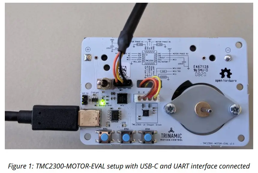 TRINAMIC TMC2300 Motor Evaluation Board for Stepper Motors - MOTOR-EVAL