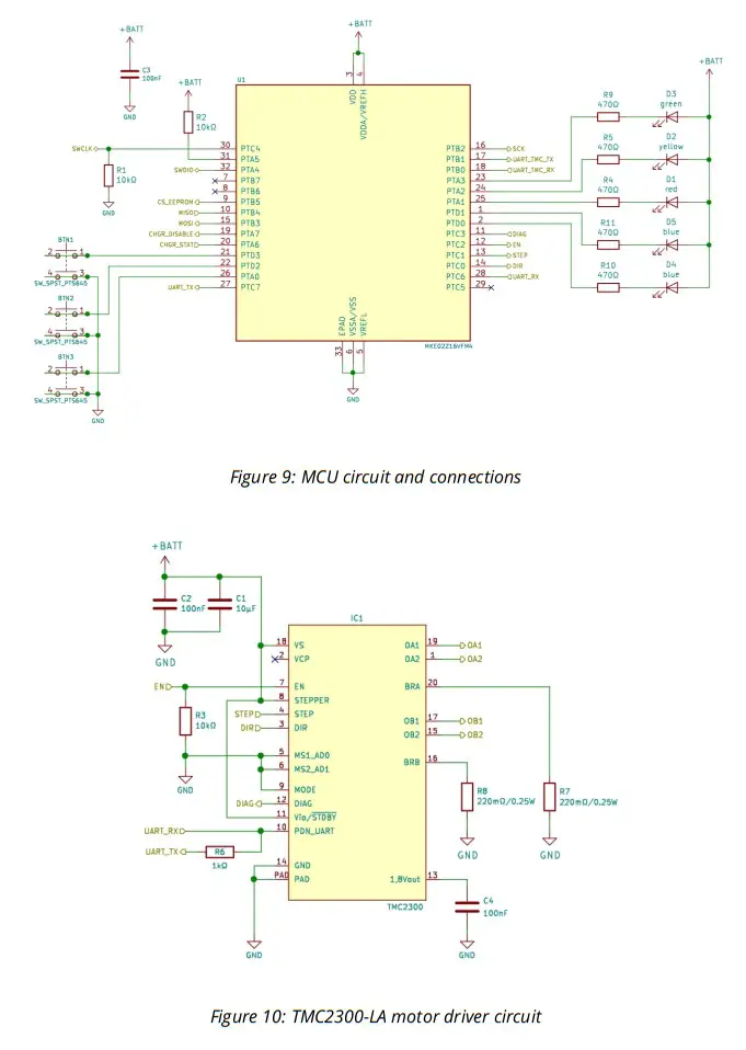 TRINAMIC TMC2300 Motor Evaluation Board for Stepper Motors - Schematic Drawings