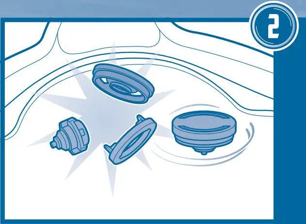 Hasbro Beyblade Burst QuadStrike Komet Helios Battling Game - fig 8