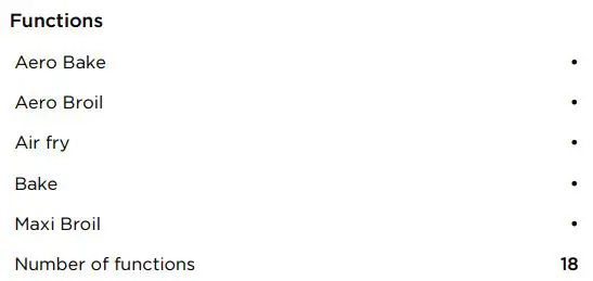 FISHER and PAYKEL OS24NMLB1 24 Inch Combination Steam Oven User Guide - SPECIFICATIONS